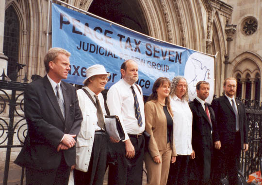 Peace Tax Seven outside the High Court